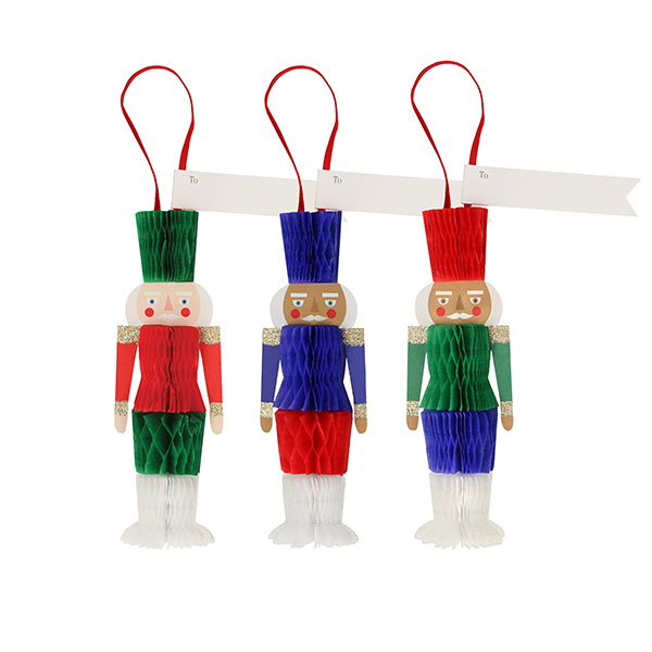 0913 23AW[޸޸]Honeycomb Nutcracker Hanging Decoration Tags-ME270391