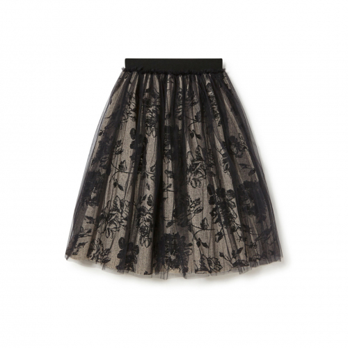 23AW[ƲũƼ丮]Vintage bloom skirt_ĿƮ