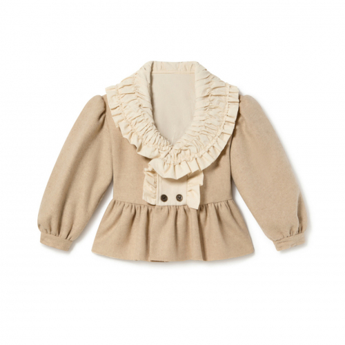 23AW[ƲũƼ丮]Wool tailored jacket_beige_