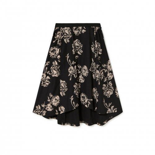 23AW[ƲũƼ丮]Soft bloom skirt_ĿƮ