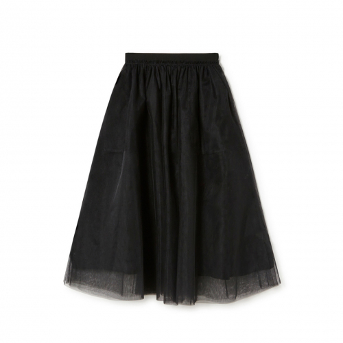 23AW[ƲũƼ丮]Acid tulle skirt_ĿƮ