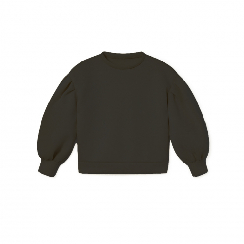 23AW[ƲũƼ丮]Neoprene ballon sweatshirt_black_