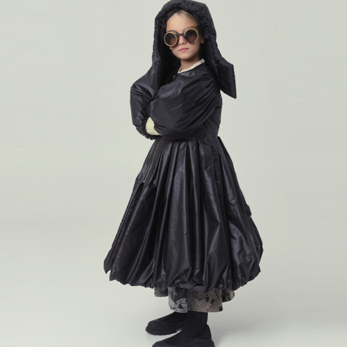 23AW[ƲũƼ丮]Silhouette coat_black_Ʈ