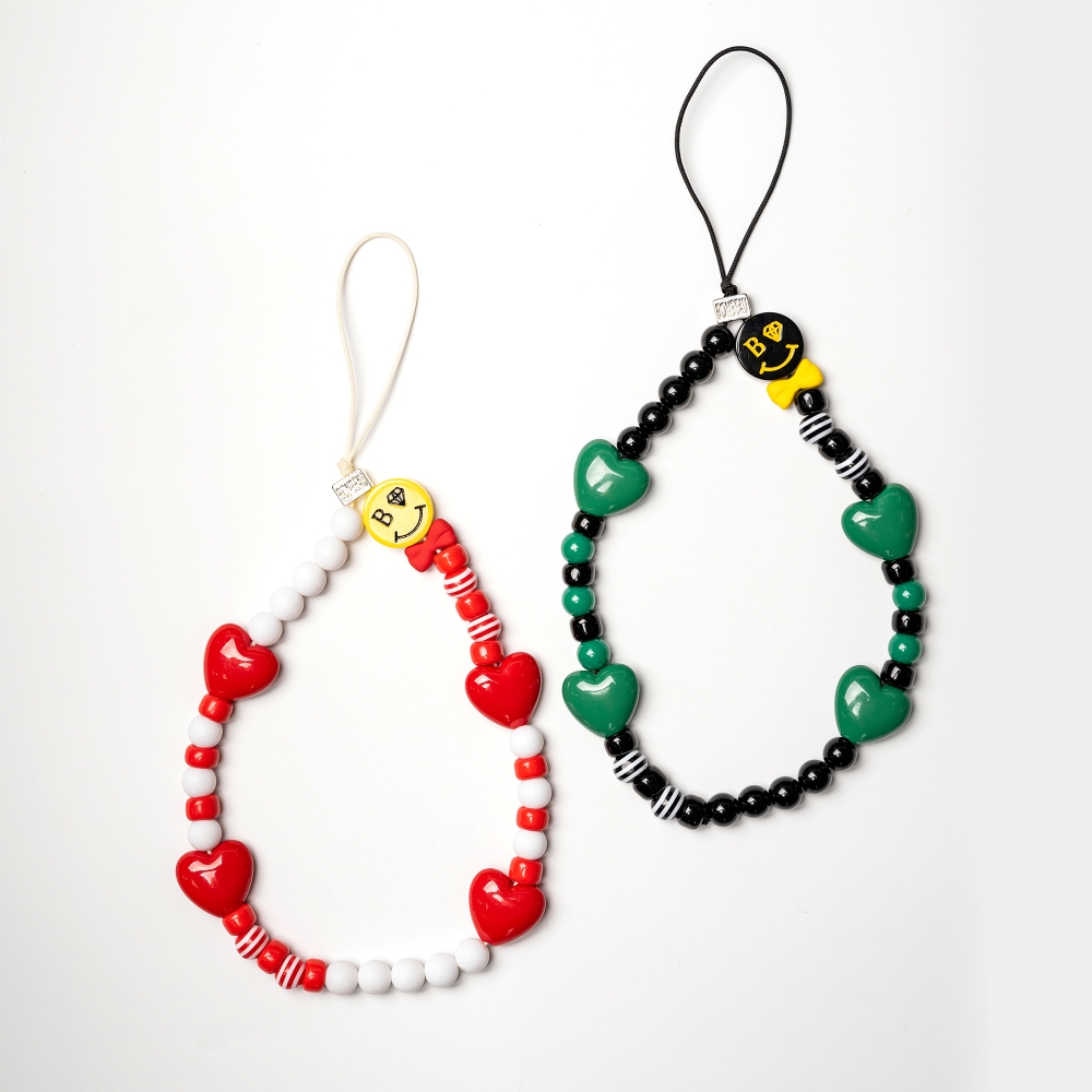 []Ʋ   Ʈ  Ʈ ڵ Gentle smile heart phone strap