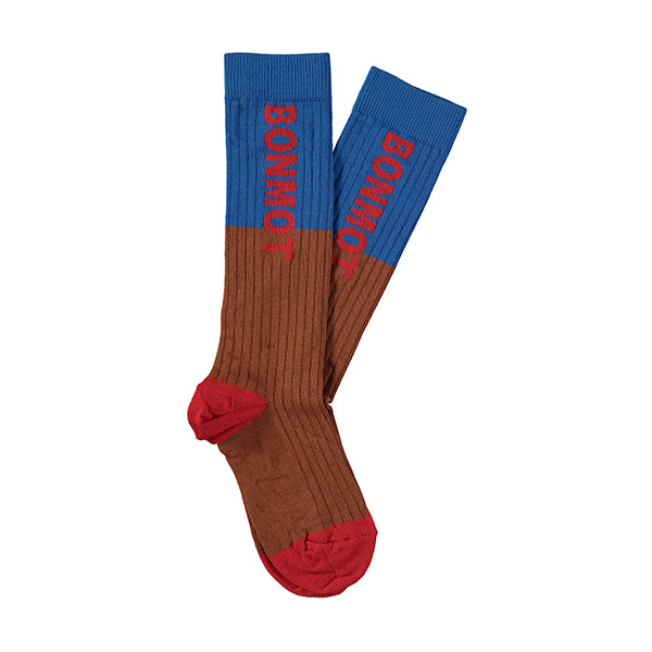 AW23[]color block 縻-BM23KASOCSOCKFBL