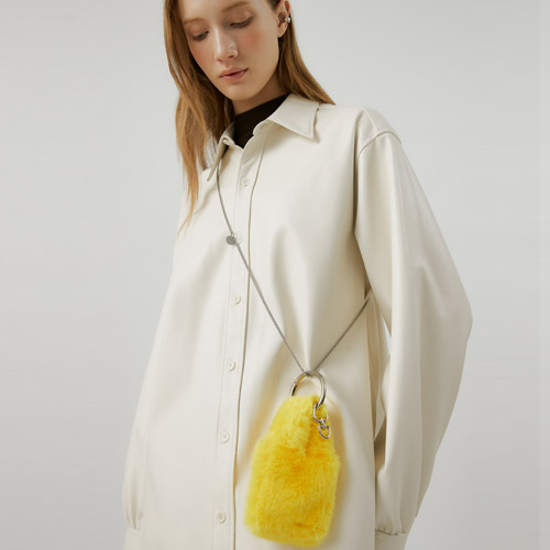 ø[MOLLIOLLI]MO SQUARE BAG  ܿ ̾ Ű ̴ü  [ο]