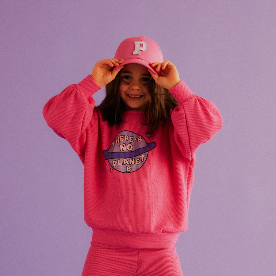 [] PLANET / WAFFLE PUFF SWEATSHIRT