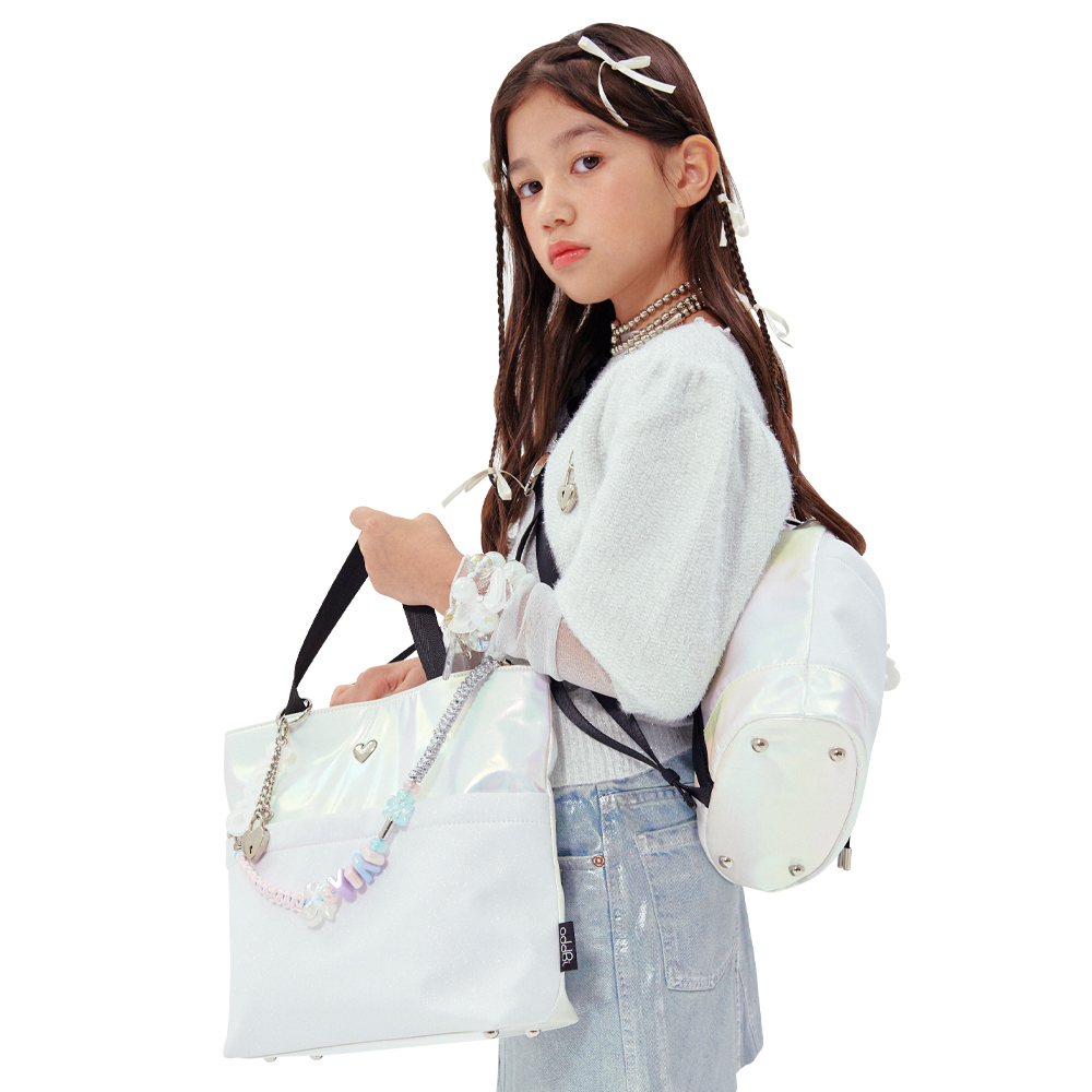    Ʈ  ȭƮ White B my Heart Shoulder Bag oddBi