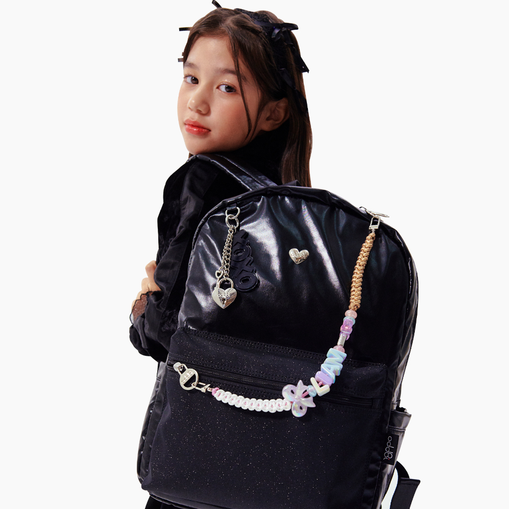    Ʈ   Black B my Heart Backpack oddBi