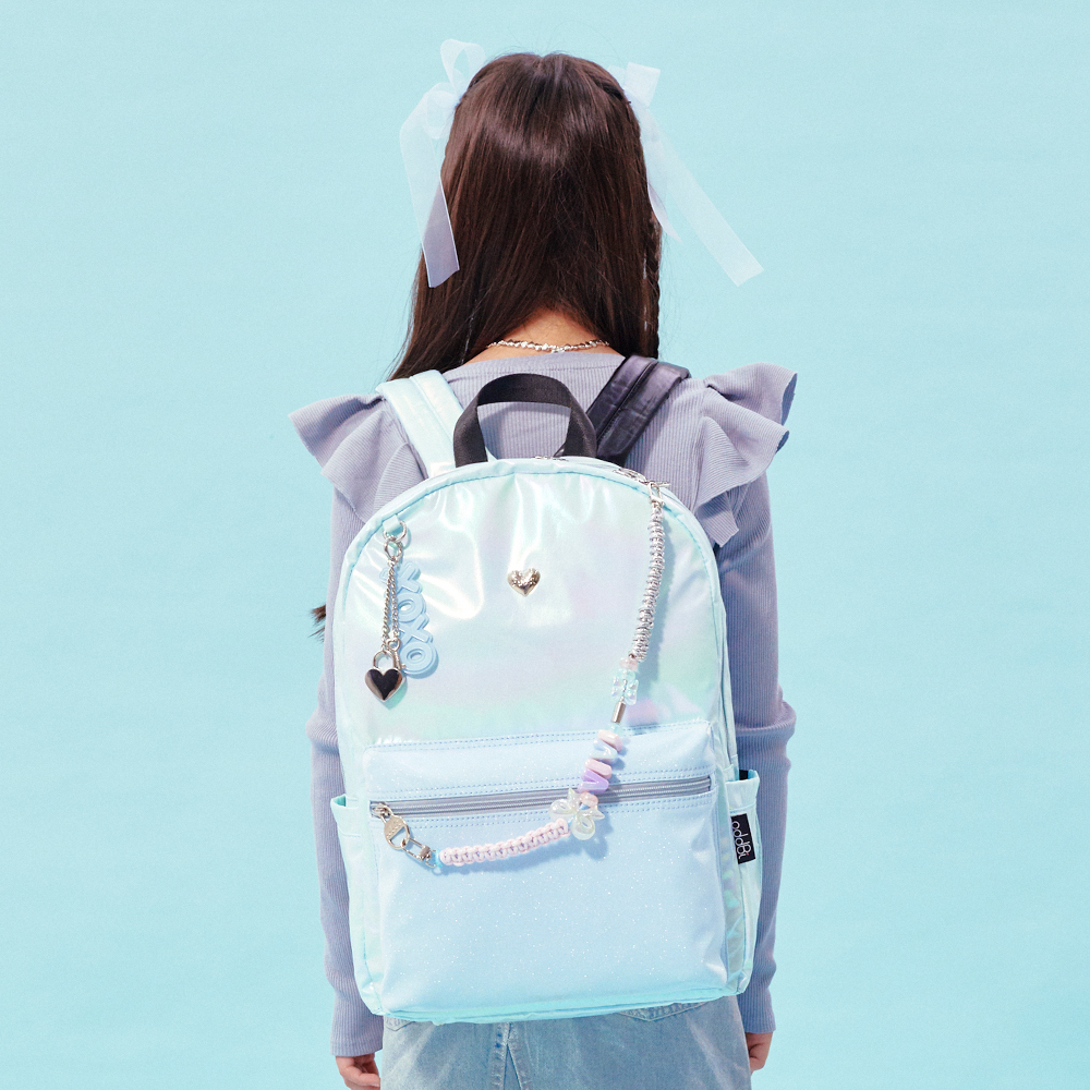    Ʈ  Ʈ Light Blue B my Heart Backpack oddBi