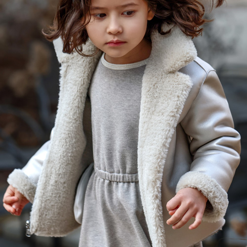 [] ú  Leslie Reversible Shearling Jacket