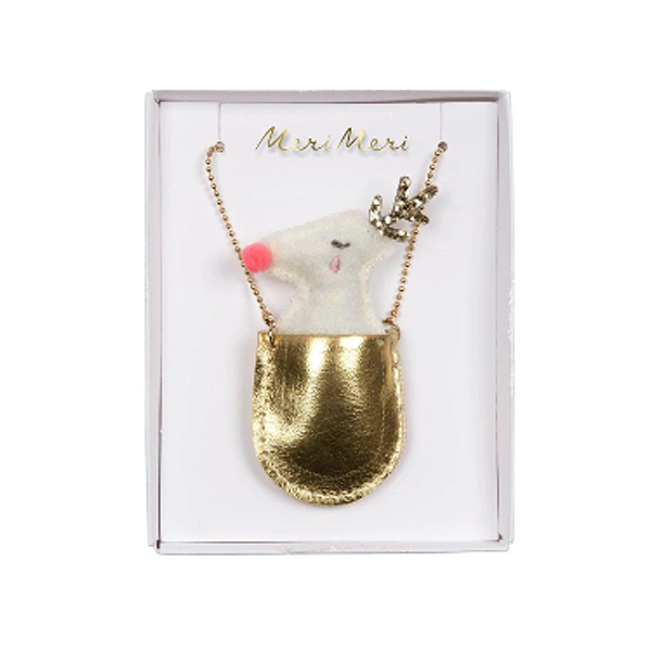 [޸޸]Reindeer Pocket Necklace-ME179695