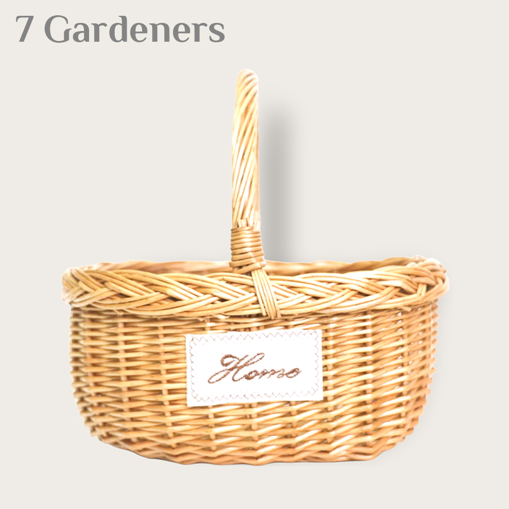 [세븐가드너스][Made by 7 Gardeners]핸드우븐 위커(Wicker) 바스켓