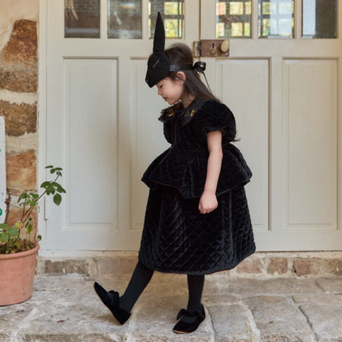 [ο]*MADE* black velvet party dress