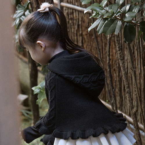 ܵ [ϸ]  Heart cashmere cape