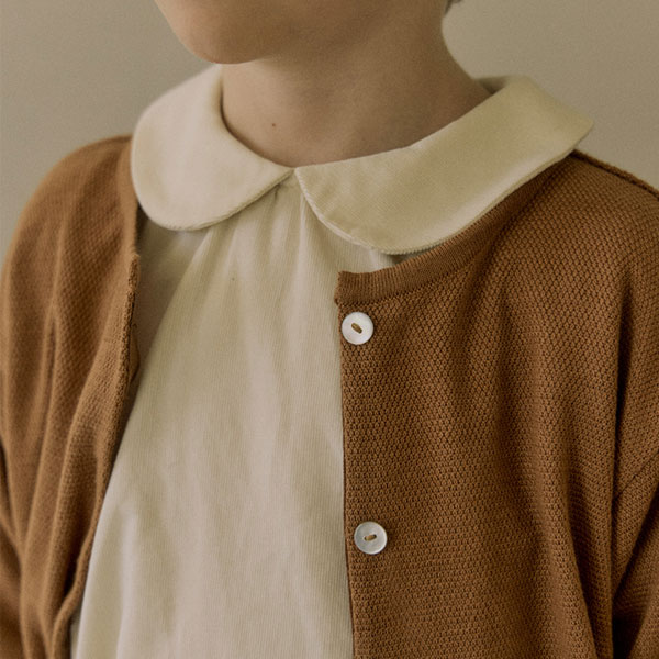 [ο]*MADE* round corduroy blouse