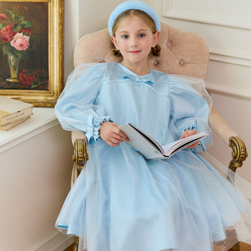 [뿤忥] Jewel Bonbon Dress-Elsa Blue
