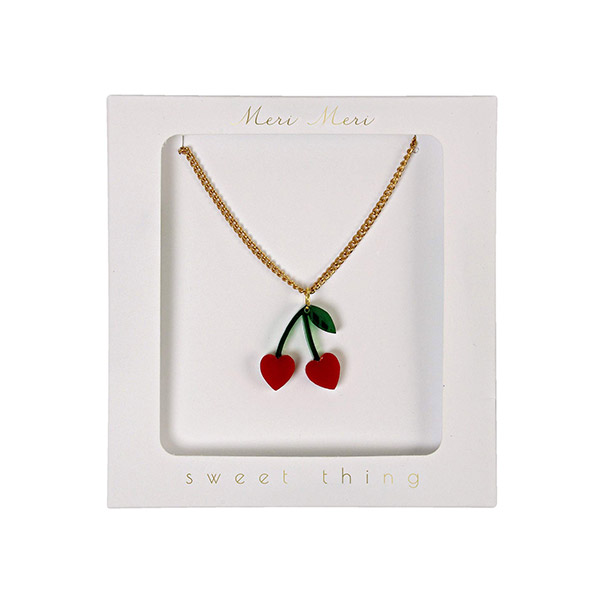 [޸޸]Cherry Charm Necklace-ME500050