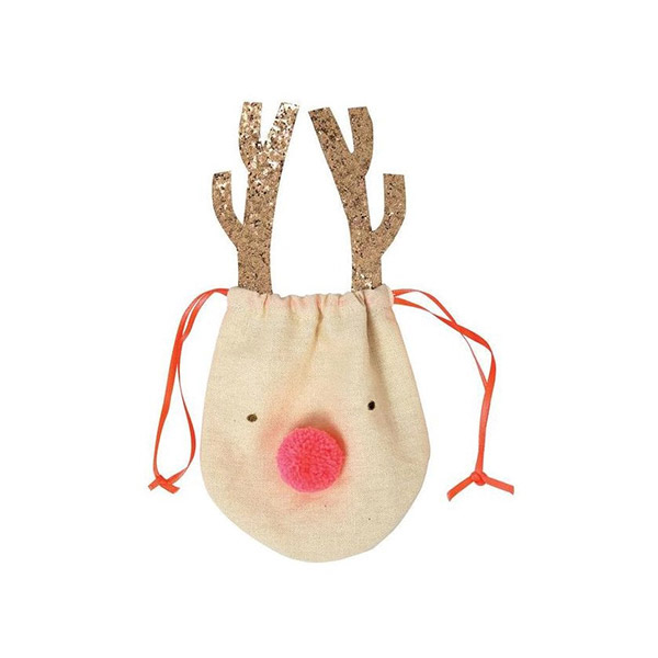 [޸޸]Reindeer Drawstring Pouch-ME500116
