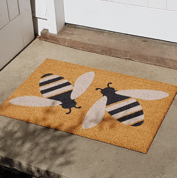 [아노락]Anorak Buzzy Bee Doormat 꿀벌 현관매트
