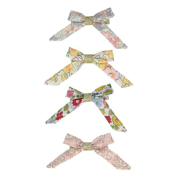 [޸޸]Floral Bow Hair Clips(4Ʈ)_Ŭ-ME205372