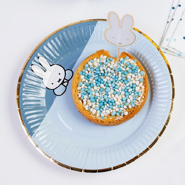 []Miffy Plates - Blue (8 Ʈ)_HM43925012T13