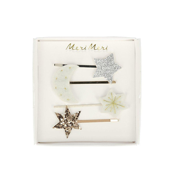 [޸޸]Moon & Star Hair Slides(4Ʈ)_Ŭ-ME150796
