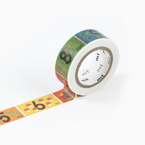 [MT]Masking Tape KIDS NUMBER_MT01KID015(1.5cm)