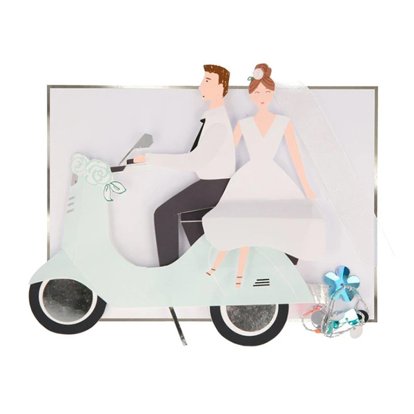 [޸޸]Scooter Couple Stand-Up Card( )_ī-ME205039