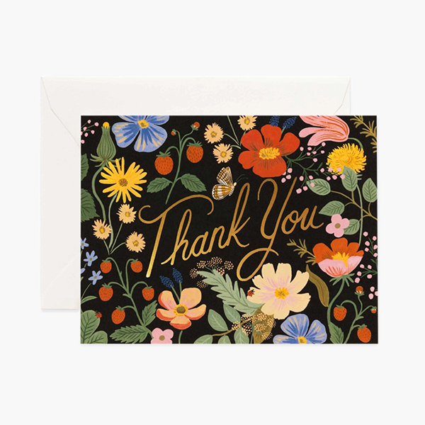 []Strawberry Fields Thank You Card_RPGCT048