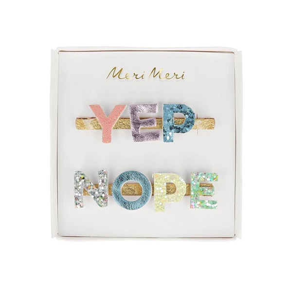 [޸޸]Yep Nope Hair Clips(2Ʈ)_Ŭ-ME203303