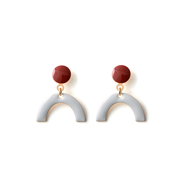 [ƼƲ]Greene Earrings - Ruby/Blue_Ͱ-TTWN21EAR4588RUB