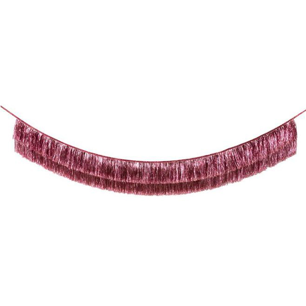 [޸޸]Pink Tinsel Fringe Garland-ME204661