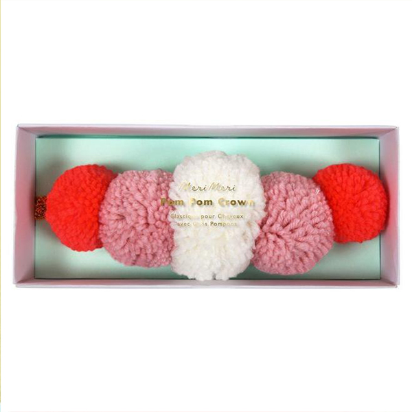 [޸޸]Pink Pompom Crown-ME161335