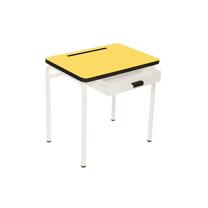 [BLOOQ_ Les Gambettes]Regine  Desk-Citron  Yellow- 레진느 데스크 공용-S21LGB-105008A