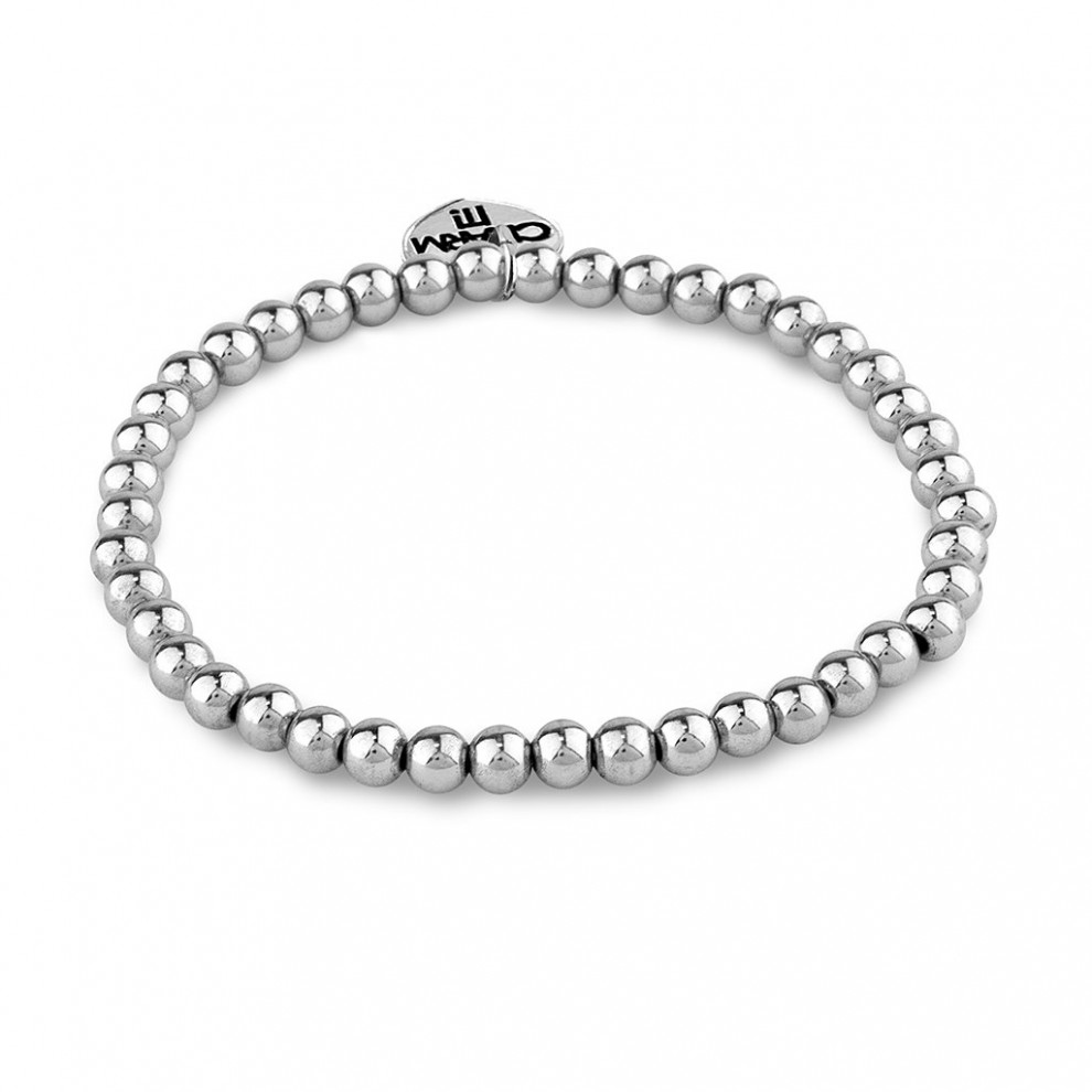 []Silver Beads Bracelet ǹ  