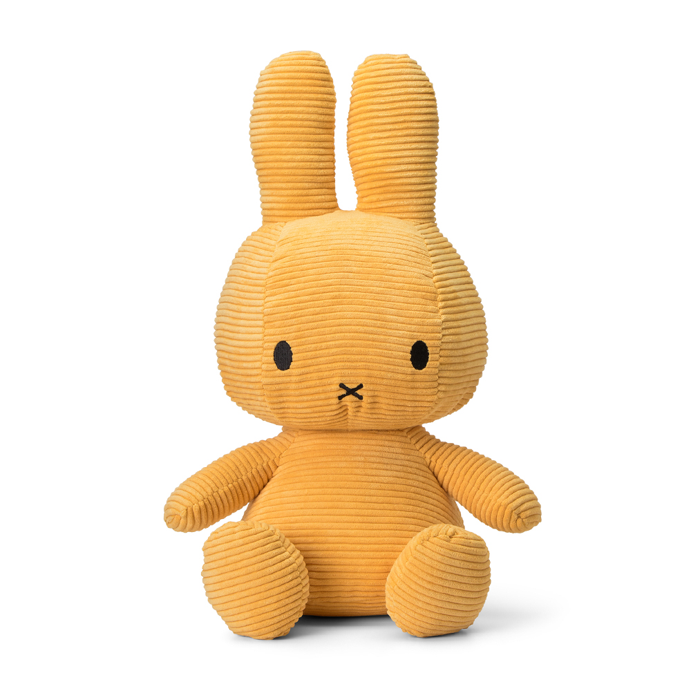 []Miffy Sitting Corduroy Yellow_ڵ -50cm