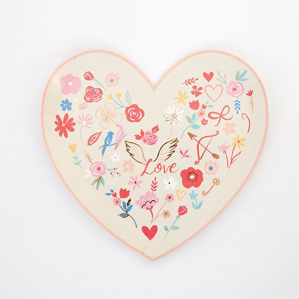 ޸޸ Valentine Heart Die Cut Plates (set of 8)-ME218035