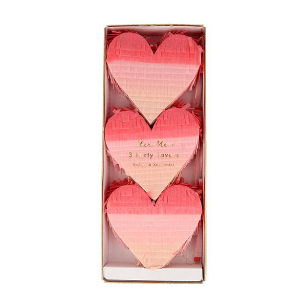 ޸޸ Ombre Heart Pinata Favors (set of 3)-ME211699