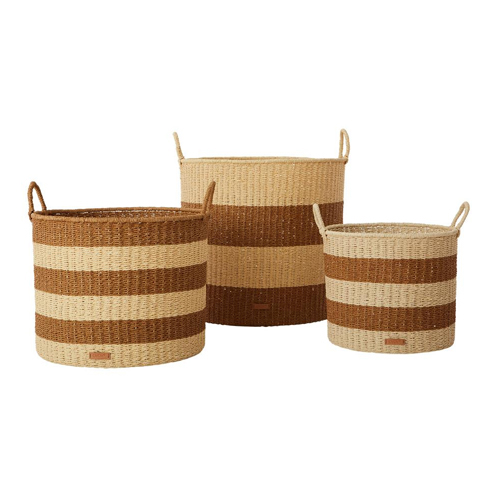  [̿ ] Gomi Cylinder Storage Baskets_ٽ-Set of 3-L10211