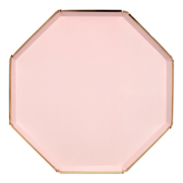[޸޸] Dusky Pink Dinner Plates (set 8)-ME181225