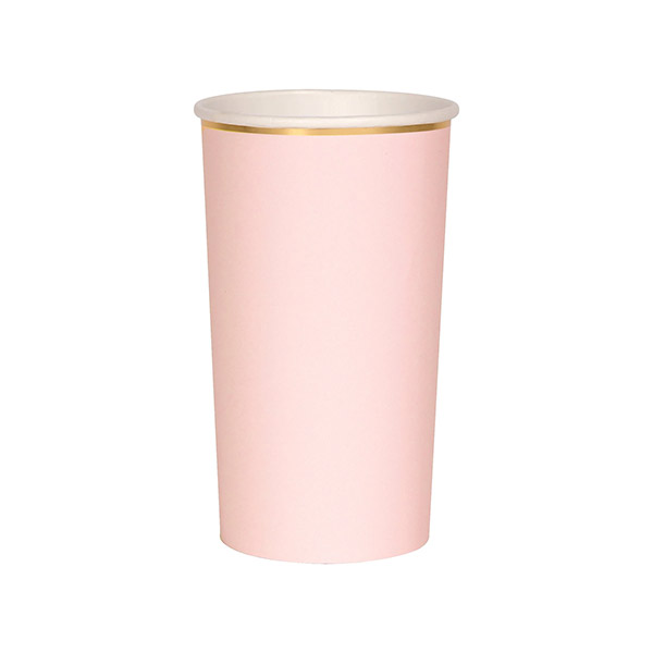 [޸޸] Dusky Pink Highball Cups (set 8)-ME181243