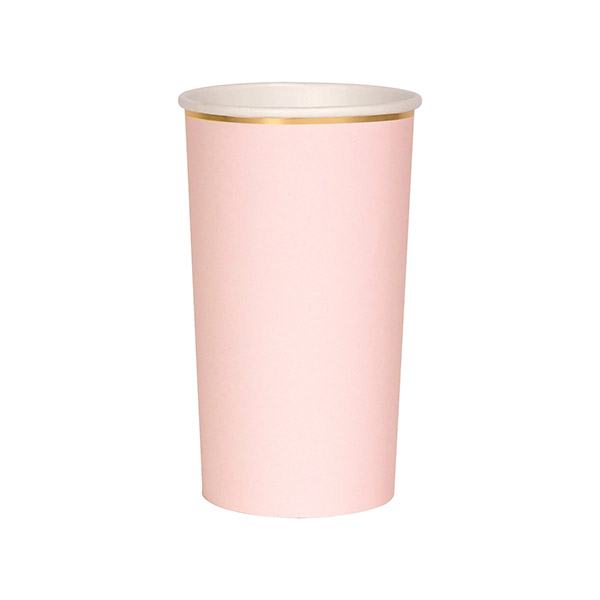 [메리메리] Dusky Pink Highball Cups (set 8)-ME181243