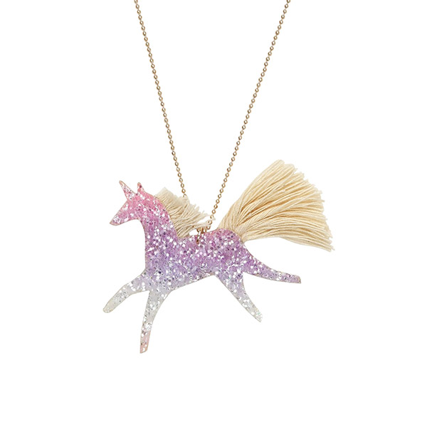 1205 RE[޸޸]Unicorn Ombre Glitter Necklace_Ƽ-ME187234