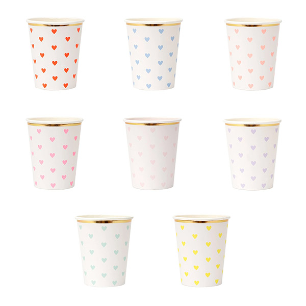 [޸޸]Party Palette Heart Cups (set 8)-ME188755