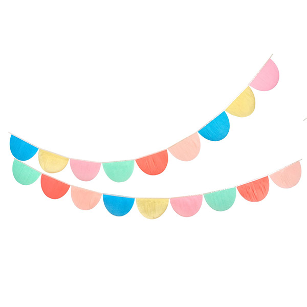 23RE[޸޸]Rainbow Tissue Paper Scallop Garlands (set 2)-ME211366