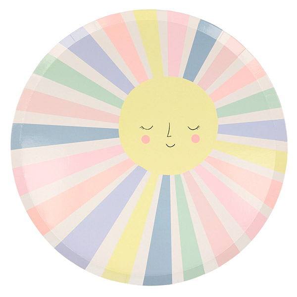 [޸޸]Rainbow Sun Dinner Plates (set 12)-ME216172