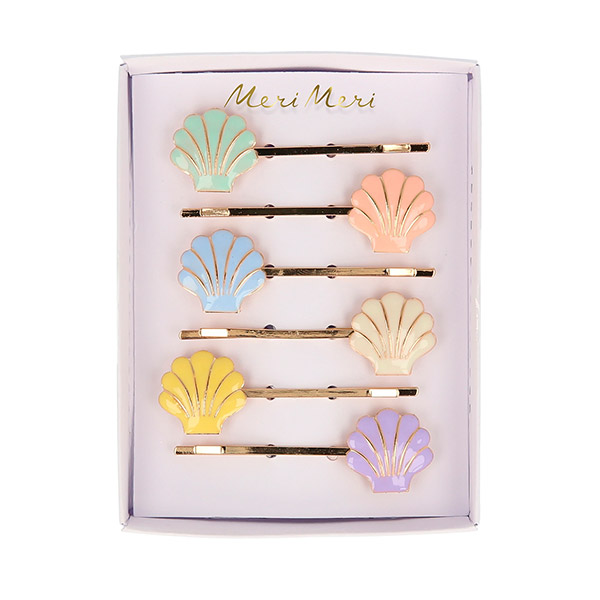 [޸޸]Enamel Shell Hair Slides(6Ʈ)_Ŭ-ME222885