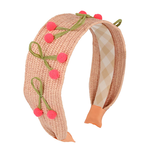 [޸޸]Raffia Headband Cherries_ƼӸ-ME223164