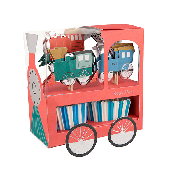 [޸޸]Train Cupcake Kit (set 24 toppers)-ME223740